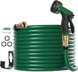 צינור גינה באורך 15 מטר עם ראש השקיה